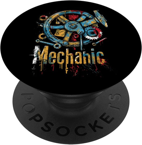 Mechanic Retro Design PopSockets Standard PopGrip for Mechanics and Handyman