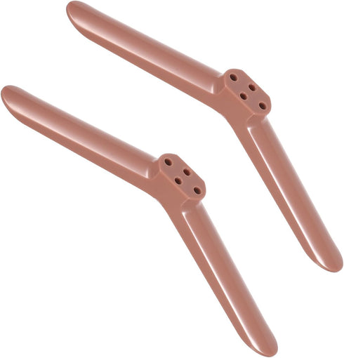 BESPORTBLE Universal Tv Stand Base with Rose Gold Legs and Screws, 1 Pair