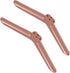 BESPORTBLE Universal Tv Stand Base with Rose Gold Legs and Screws, 1 Pair