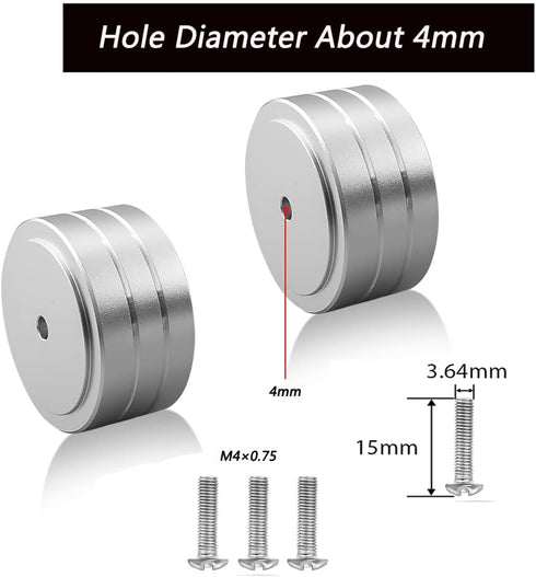 4 Sets Spikes,40x20mm,Shockproof Tertullus High-End HiFi Aluminum Speaker Feet, Shock Base Pad Stand Pad for HiFi
