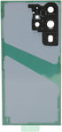 Back Glass Cover for Galaxy S23 Ultra, Replacement Back Door Cover with Camera Lens, Repair Tool Kit Included (Blue)