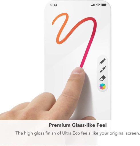 ZAGG Ultra Eco Screen Protector for Fitbit Ace LTE - Glass-like Clarity, Impact & Scratch Protection, Plant-Based