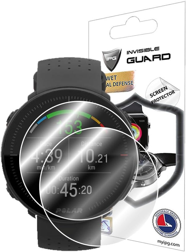 IPG for Polar Vantage M Hydrogel Screen Protector (2 Units) - Invisible HD Clear Film Anti Scratch Guard