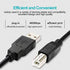 Printer to Computer USB Scanner Cable, High Speed A Male to B Male Cord (10FT) Compatible with HP, Canon, Dell