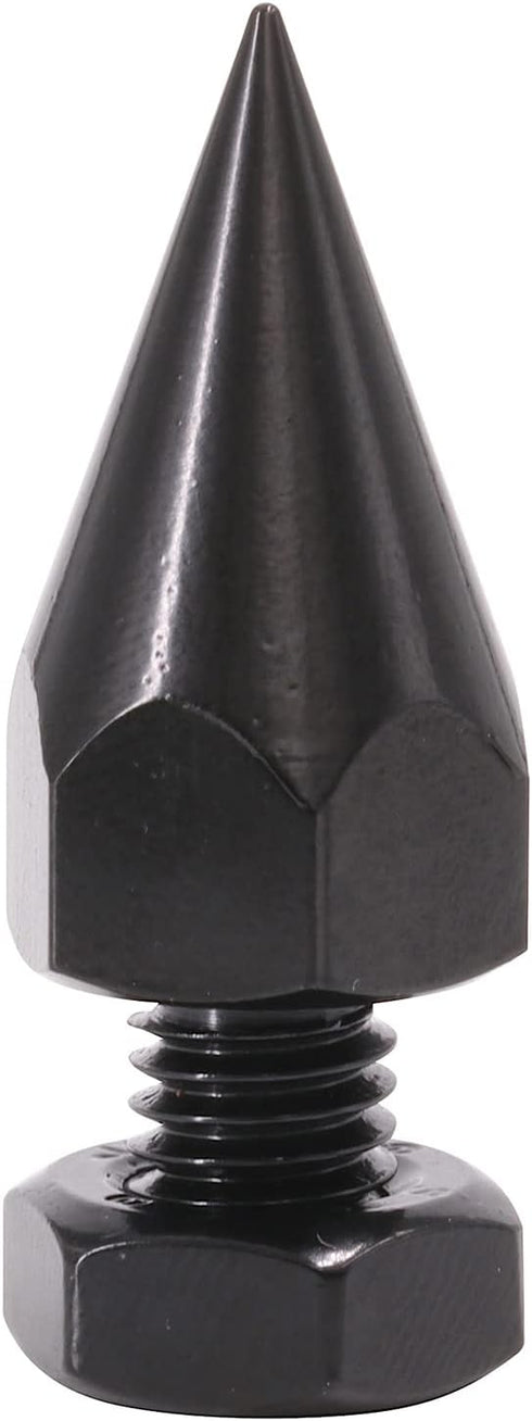 Flushbay 4 Pack M8 (M8) Speaker Spikes Floor Protectors Adjustable Speaker Isolation Spikes Black for Subwoofer CD DVD