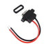 8pcs USB Connector Type-C Female Chassis 2 Pin for DIY, Waterproof USB C Pigtail Cable Extension