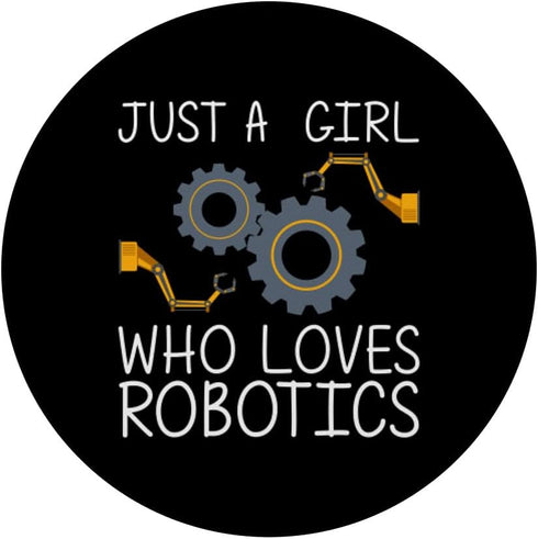 Funny Robotics For Girls Kid Robots Engineering Robot Lovers PopSockets Standard PopGrip