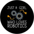 Funny Robotics For Girls Kid Robots Engineering Robot Lovers PopSockets Standard PopGrip
