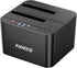 FIDECO External Hard Drive Docking Station, Hard Drive Dock for 2.5 and 3.5