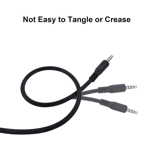 USB to 3.5mm Male Aux Audio Cable Cord, 3Ft Charger Cable for Headphones, Speakers, MP3/MP4 Players & More