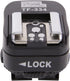 CamDesign TF-334 Flash Hotshoe Adapter with PC Sync Port, Manual Mode, Compatible with