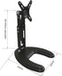 Seaigle 10-27 Inch 18 lbs, 75x75 100x100 mm TV Monitor Stand for Screens, Free Standing Desk Mount with Tilt