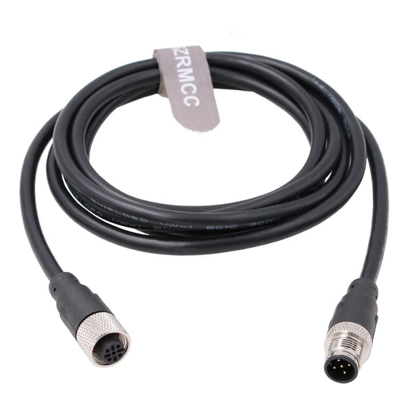 SZRMCC M12 5 Pin Male to Female Waterproof Connector Cable for Industrial Camera Fieldbus Module (10m)