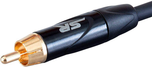 Monoprice XLR Male to RCA Male On Tour Cable - 1 Foot, Black, Heavy Gauge 24AWG