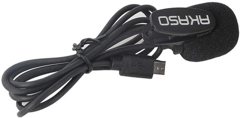 AKASO External Microphone for EK7000, Brave 4, Brave 7 LE, V50X, V50 Elite Action Cameras (Micro USB Port)