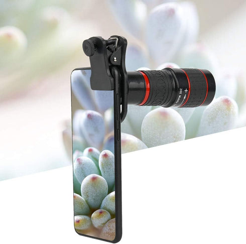 Zoom Lens for Cell Phone, 20X Long Focus Telephoto Lens with Clip for Smartphone Camera, Tablet PC