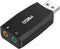 MillSO USB to 3.5mm Audio Jack Adapter, Portable External USB Sound Card for PC, Recording, Streaming, Podcasting -