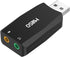 MillSO USB to 3.5mm Audio Jack Adapter, Portable External USB Sound Card for PC, Recording, Streaming, Podcasting -