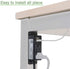 Power Strip with USB Ports, Wall Mounted Flat Plug, 2AC Outlet 2 USB, 6.56 Feet Extension Cord