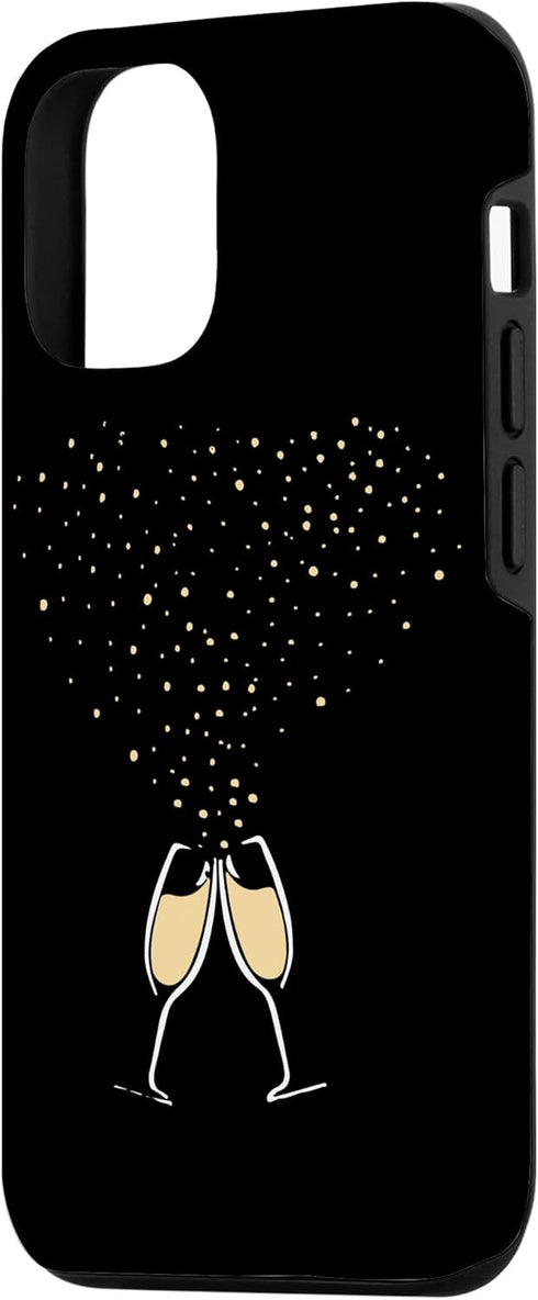 Life, lemon salt and gift with idea 12/12 Sparkling Prosecco - Sparkling Wine & Motif to Toast Case for iPhone Pro