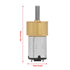 6V 60 RPM/100 RPM/300 RPM/600 Toy(300RPM) DC RPM Micro Speed Reduction Motor Micro Metal Gear Box for RC Car Robot DIY