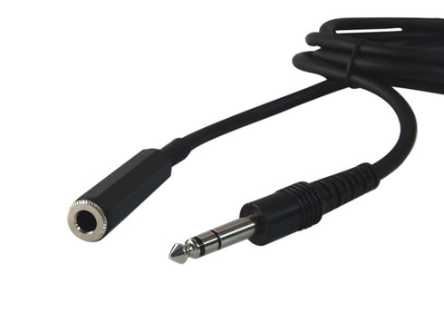 15 Foot 1/4 Inch Stereo Extension Cable - Male/Female