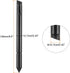 MECCANIXITY 3pcs 2 in 1 Touch Screen Pen Resistive Stylus Pen with Resistance Capacitive Tips Universal, Black