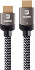 Monoprice 4K Braided High Speed HDMI Cable, 20 Feet, CL3 In Wall Rated, Active, Gray