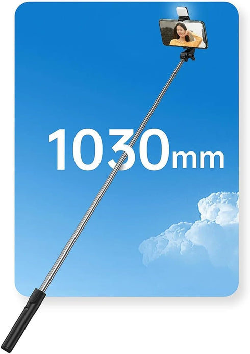 XIHAMA 15 Max/15 Plus/14/13, Selfie Stick Tripod with Fill Light,Stable Tripod Stand with Detachable Bluetooth