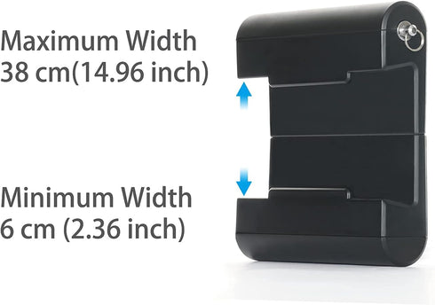 TFY Universal Self Adhesive Wall Mount Holder for Tablets, e-Readers, Smartphones, Compatible with 4.5-12.9 inch Devices