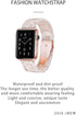 Light Apple Watch Band, Fashion Resin for Series 9 8, Compatible with 40mm for Women (Flower Pink)