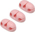 MECCANIXITY 3pcs Cable Clips, Silicone Adhesive Cord Organizer for Desk, USB Charging Cable Management, Pink