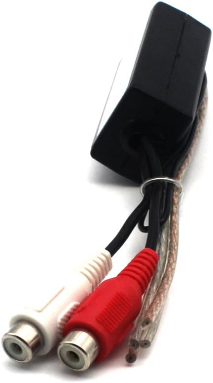 MOTONG Speaker to Female RCA High to Low Line Output Converter for Car/Home Audio