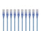 Monoprice Cat6A Ethernet Patch Cable - 10-Pack, Snagless RJ45, 550Mhz, 10G, UTP,