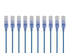Monoprice Cat6A Ethernet Patch Cable - 10-Pack, Snagless RJ45, 550Mhz, 10G, UTP,