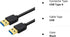 DTech 3 ft Black USB 3.0 Type A to A Male to Male High Speed Data Cable