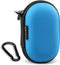 Earbud Case Holder, Hard EVA Small Zipper Bag for Wired Headphone Storage, Compatible with Oval Wireless Earbuds, Beats