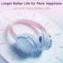 SLuB Wireless Headphones Over Ear, Foldable Bluetooth Headset, HD Stereo Sound, Built-in HD Microphone, 30H Playtime,