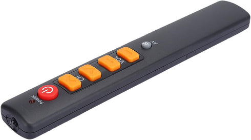 Learning Remote Control with Big Buttons - 6 Keys Universal Smart Controller for TV, STB, DVD, HiFi, VCR