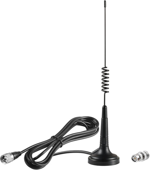 eifagur Long Range 27MHz Magnetic Base CB Radio Antenna with PL-259 BNC Male