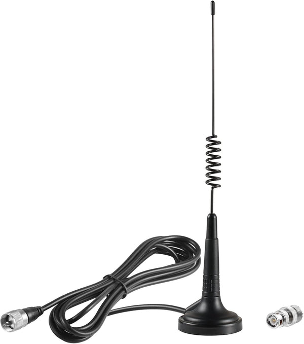 eifagur Long Range 27MHz Magnetic Base CB Radio Antenna with PL-259 BNC Male
