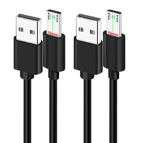 2Pcs 3FT Long Tip Micro USB Cable for Blackview BV4000 BV4900 BV5500 Pro/Plus BV5800 BV6000 Rugged Phones
