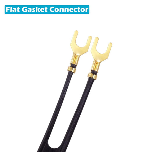 Matching Transformer - 4-Pack Gold Plated 75 Ohm to 300 Ohm Adapter, UHF/VHF/FM Balun Transformer Converter