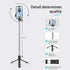 N\D 360 Bluetooth Selfie Stick Tripod Wireless Rotating Remote for Mobile Phone