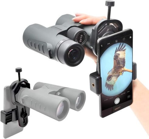 Smartphone Microscope Adapter Mount, Universal Phone Scope Mount for Telescope, Spotting Scope, Binocular