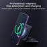 Foldable 3 in 1 Wireless Charger, Lightweight Portable Charging Station for iPhone 15 14 13 12, Compatible with