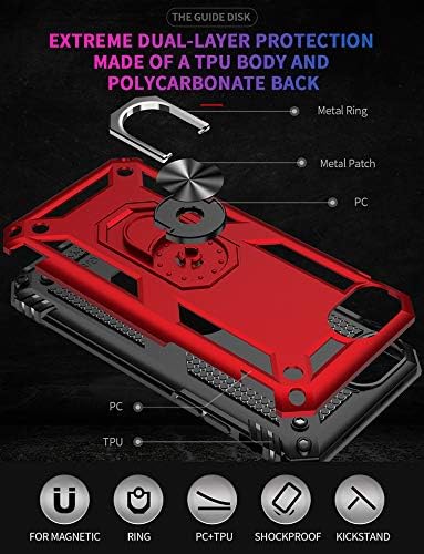 Korecase Designed for iPhone SE 3 (2022) / iPhone SE (2020) Case, Rugged Military Protection, Jade