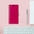 GOOSPERY Mansoor Wallet Case for Samsung Galaxy S10 Plus (2019) - Hot Pink Double Sided Card Holder Flip Cover