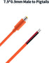 Tonton DC7909 Power Pigtails Cable 1M, 12V DC 8mm Male Plug to 7.9 x 5.5mm Bare Wire Open End Repair Cable