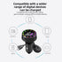 Car Charger Adapter, 4-in-1 Multi-Port Fast Charger 3.1A with Type C Coiled Cable, Compatible with iPhone